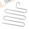 Multi-Layer Stainless Steel Pants Hanger, Space-Saving Closet Organizer Rack for Trousers Skirts