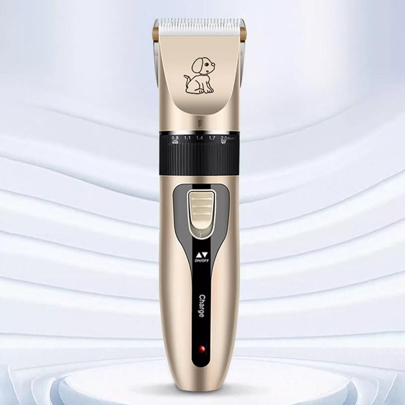 Dog Cat Hair Clipper Low Noise Rechargeable Cordless & Corded Electric Trimmer Pet Hair Thick Coats Clippers Grooming Set