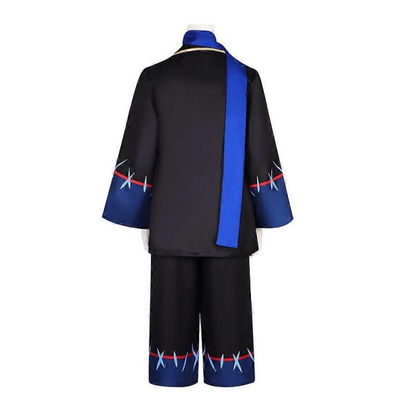 Frisk Cosplay Outfit Costume Set Cosplay Outfit  Undertale Inspired Anime Costume With Blue Scarf & Red Shirt With Detailed Accessories For Events Set