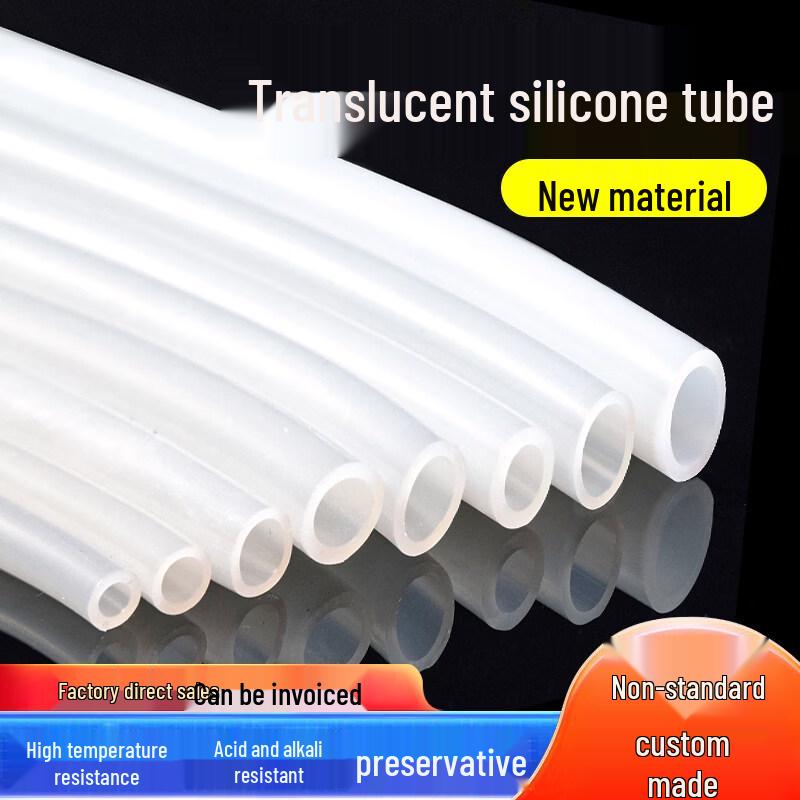 Translucent High-Temperature Silicone Rubber Hose