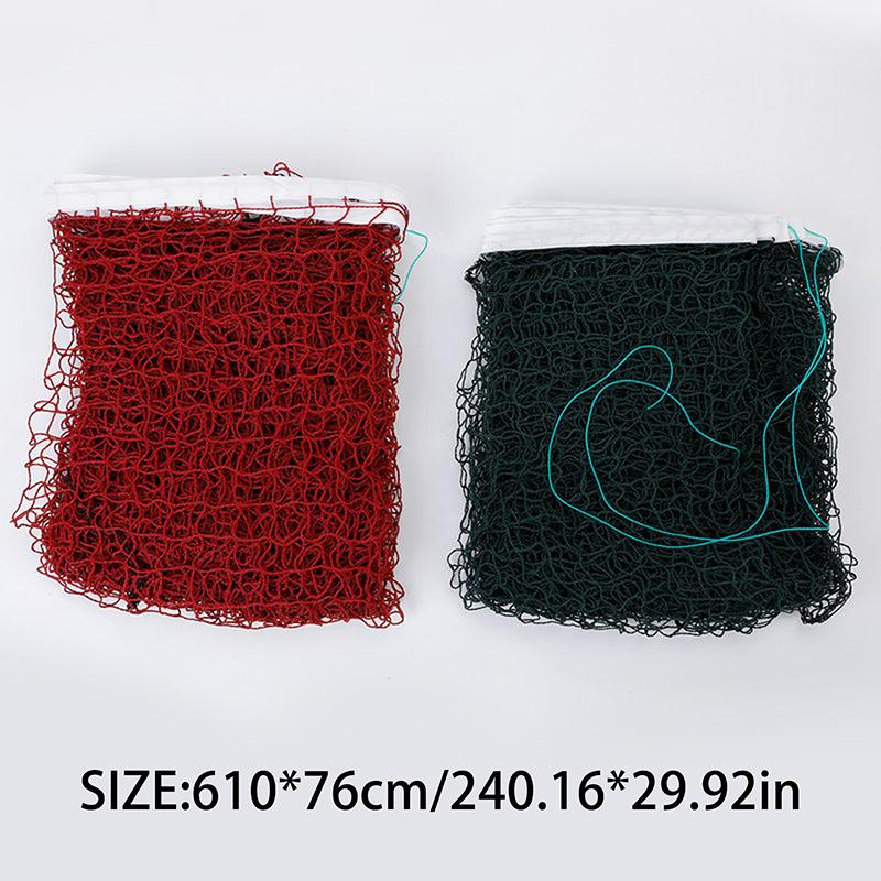 Professional Training Mesh Standard Badminton Net Sports Net For Outdoor Badminton Tennis Volleyball Net Replacement 6.1*0.76M