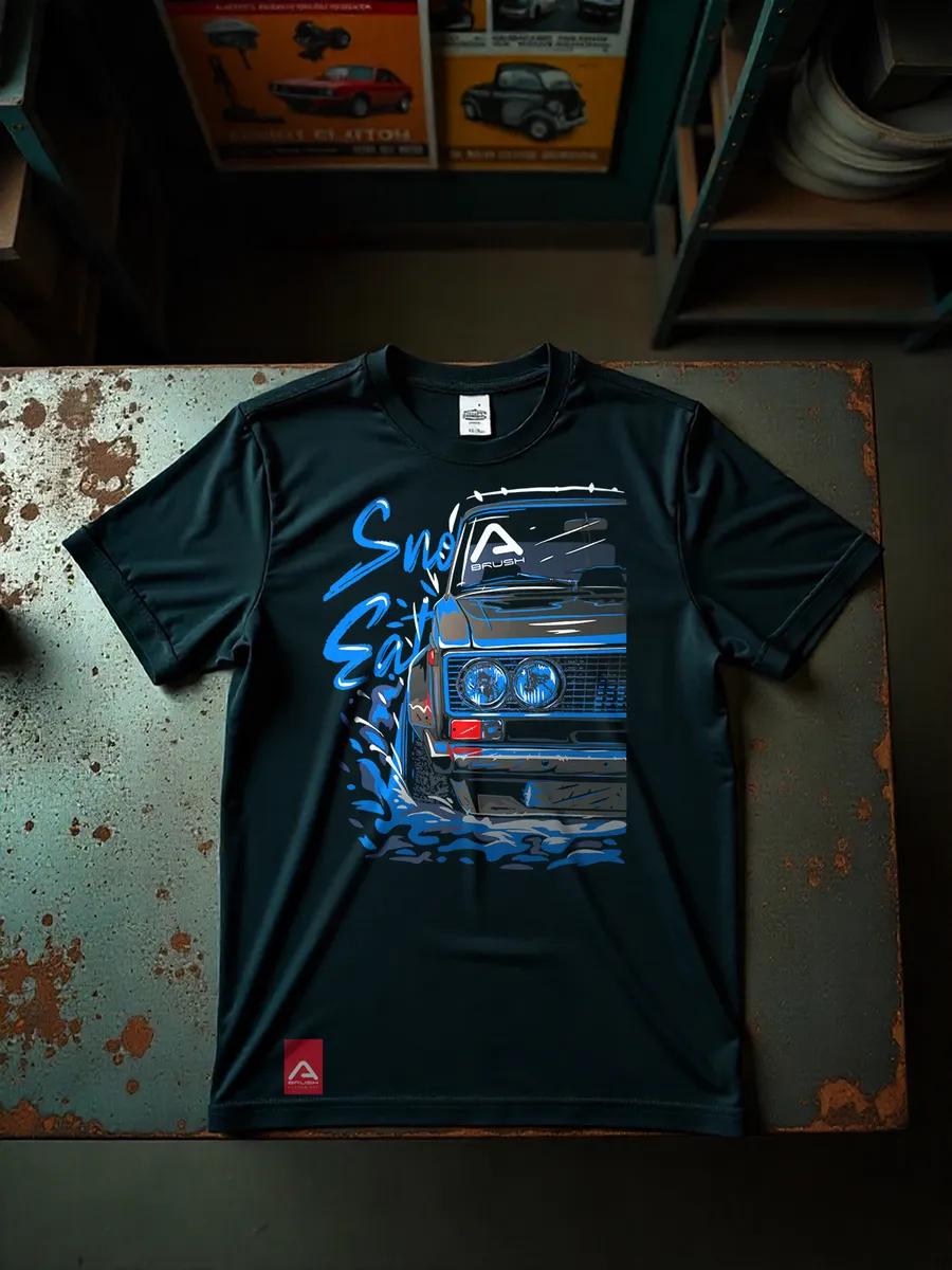 T-shirt with VAZ 2103 Snow Eater print S