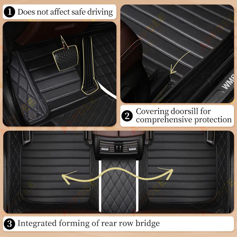 Car Floor Mats For Jeep Compass 2007 2008 2009 2010 2011 2012 2013 2014 2015 2016 2017  Auto Foot Pads Carpet Cover