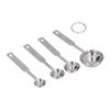 Stainless Steel Measuring Spoon Houehold Coffee Milk Spoon Kitchen Tools for Home4Pcs Set