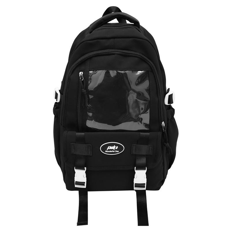 Girls Nylon School Backpack With Large Capacity For Middle School Students