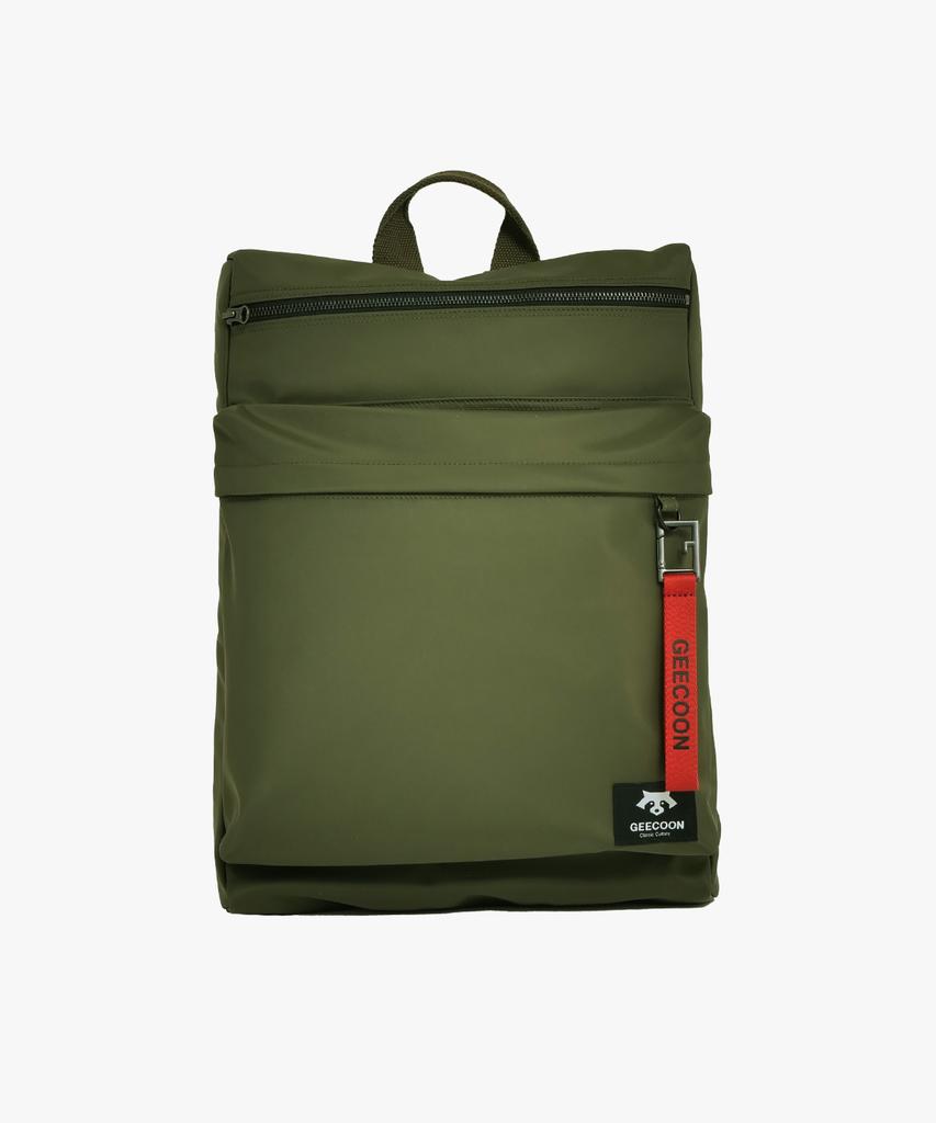 Geecoon Nylon Authentic Slimmer Utility Backpack Gee238-711 Khaki