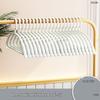 Changbaosen White Half-Round Non-Slip Hangers (50-Pack)