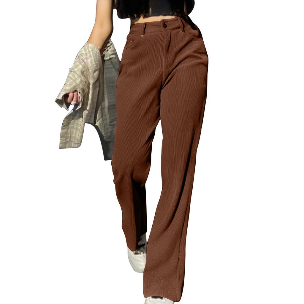 Modische, lässige Streetwear-Baggy-Cargohose für Damen mit Taschen, weites Bein, lockere Overalls, lange Hose