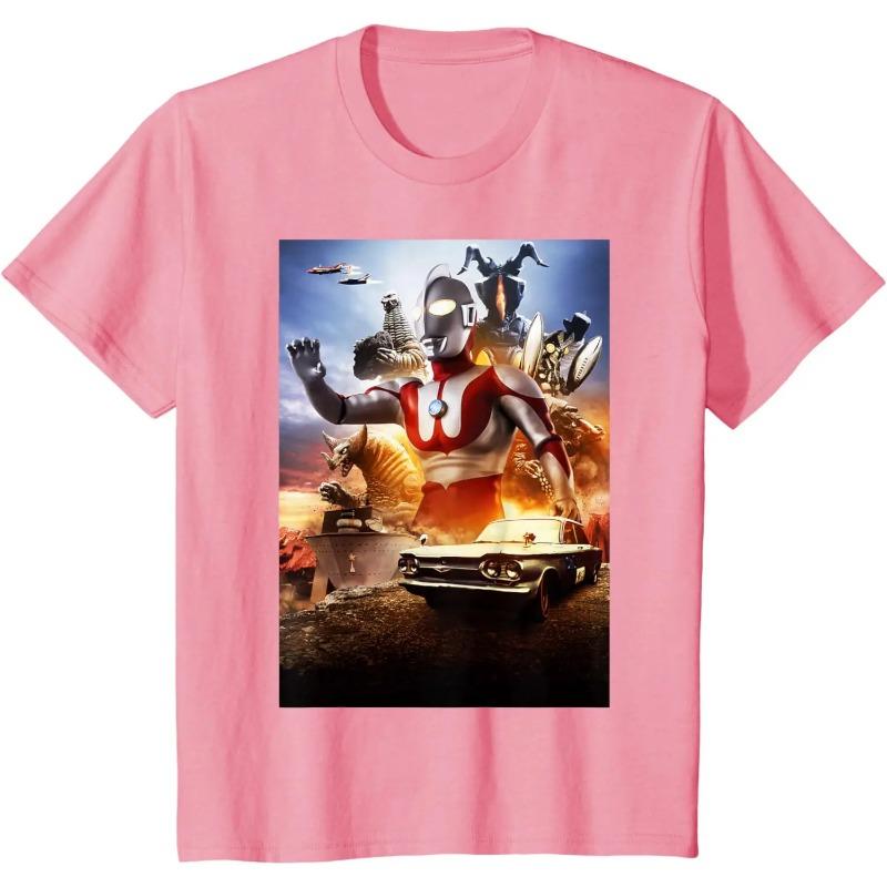 The First 1966 Ultraman Poster Visual Design B Fashion Casual Funny T-Shirt S-6XL S розовый