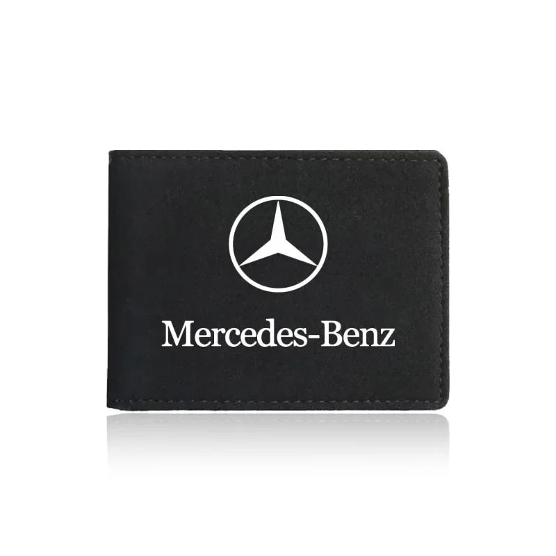 Porte-carte d'identité de voiture Porte-permis de conduire Porte-cartes de visite Bouchons de rangement pour voiture Pour Mercedes Benz A300 A200 CLK CLA A180 E220 A300 S300 S350 Y5