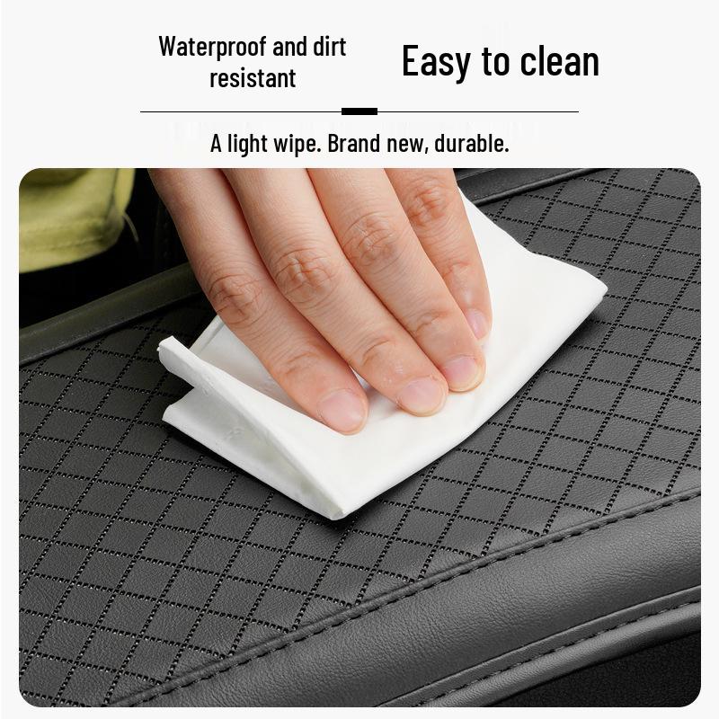 Cross-Border Car Armrest Pad: Embossed Memory Foam Heightening Cushion & Protective Universal Console Cover 