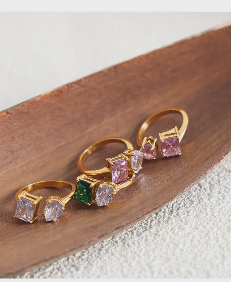 Adjustable Titanium Steel Open Ring: Versatile, Fashionable, Light Luxury, Fade-Resistant.