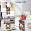 1Pc Book Shape Decorative Vase Ceramic Book Vase Handmade Flower Vases Multi-purpose Storage Box for Office Room Home Decoration