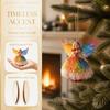 Wooden Angel Pendants Exquisite Xmas Tree Decorations Christmas Hanging Ornaments  Gift Tags