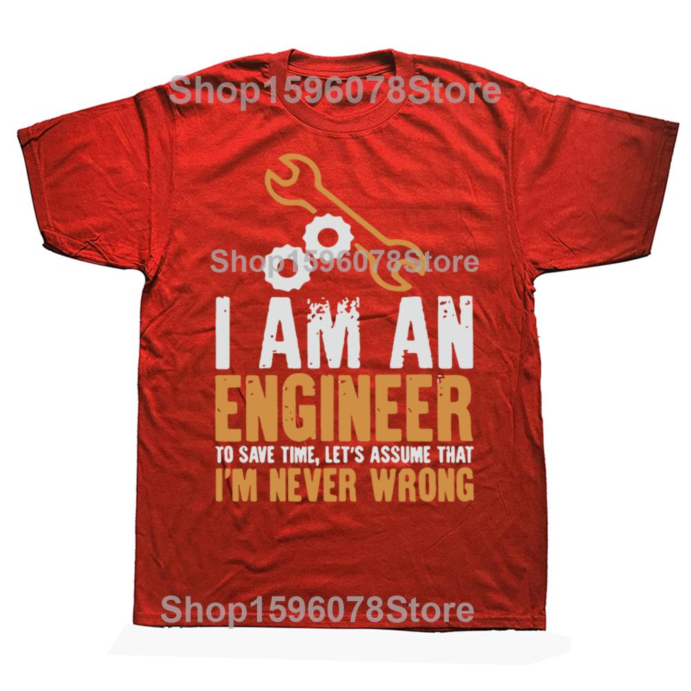 Funny Trust Me Im An Engineer Graphic Tshirts Men Womens Fashion Casual Tshirt 100 Cotton Loose Oversized T Shirt Summer