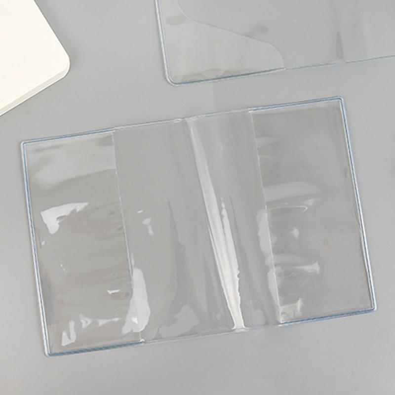 2Pcs Waterproof Pvc Transparent Protective Sleeve For A6 A5 Notebook Journal Planner Book Diary Protect Cover Office Supplies