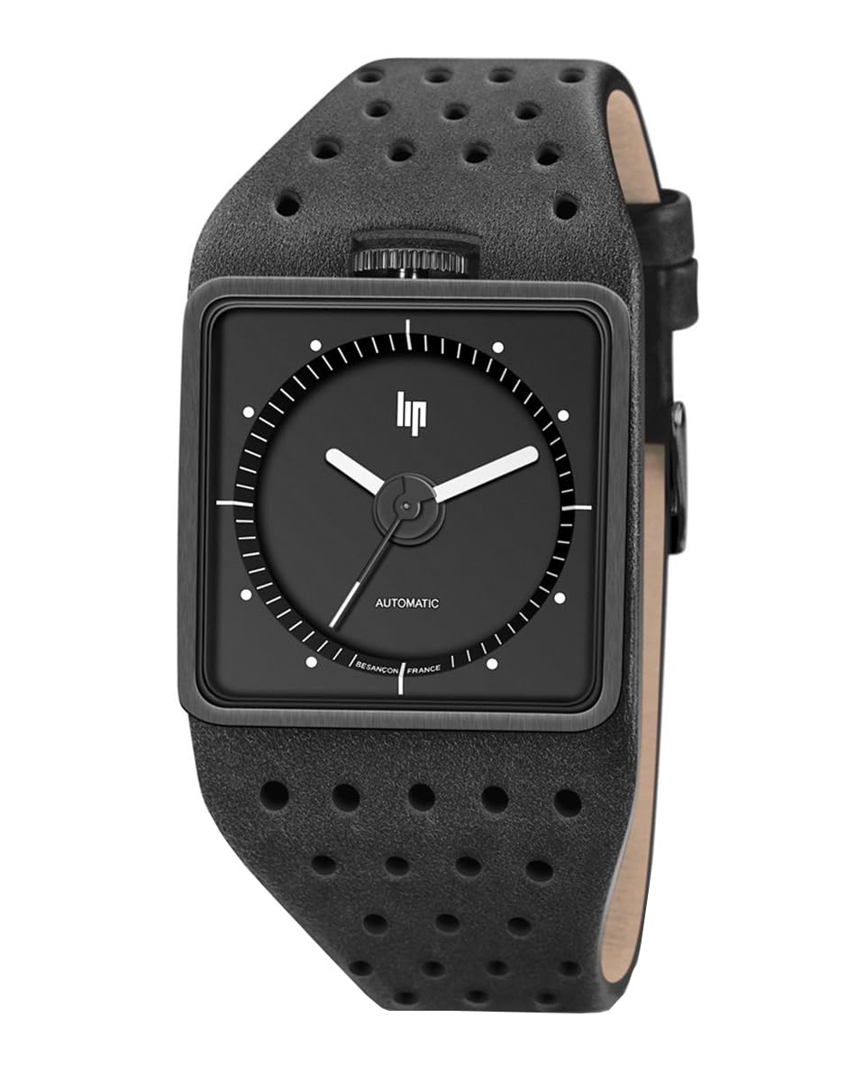 

Lip LIP Watch 671659 BIG TV Leather Belt Mechanical Automatic Winding (229089)