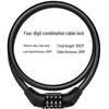 Anti-theft Combination Cable Bike Lock for Mountain & Motorcycles