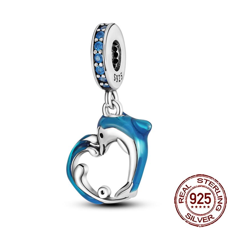 Uroki Oceanu Miedziana Rozgwiazda Muszla Ślimaka Ośmiornica Żółw Morski Ryba Koraliki Pasują do Bransoletki Naszyjnika Kobiety DIY Biżuteria