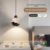 Italian Luxury Bedside Pendant Light - Snow Mountain Style, Adjustable Height, Handcrafted for Foyer or Bedroom.