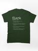 Clerks Clerk Definition in white Classic T-Shirt