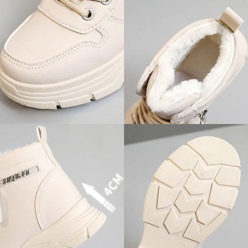 Winter Womens Sneakers New Womens Cotton Shoes Warm Platform Shoes Comfortable Height Increase Women Shoes Zapatillas De Deporte