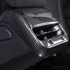 For Tesla Model 3 Y 2023 Rear Air Outlet Protector Cover Modified  Interior Accessories Red White Carbon Fiber Pattern Part