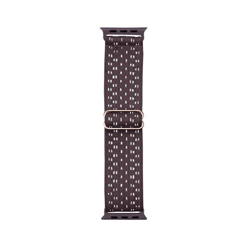 Geflochtenes Solo Loop, kompatibel mit Apple Watch Band 38 mm 40 mm 41 mm 42 mm 44 mm 45 mm 49 mm für Damen und Herren, elastische Nylonbänder