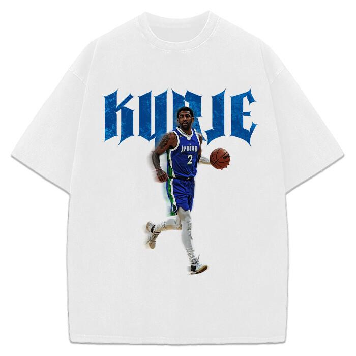 T-Shirt Kyrie Irving Dallas Basketball Design Personalizzato T-Shirt Grafica Fan Mavs