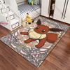Free Shipping! Various Styles Anime Eevee Evolution Rug,Carpet for Bedroom Living Room Sofa Kids Room All Seasons Decor Mat Gift
