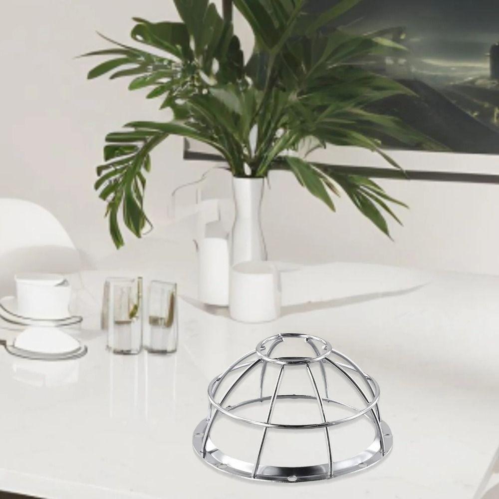 Iron Smoke Detector Protective Cover Silver Explosion-proof Lampshade Heavy Duty Fire Covers  Lamp