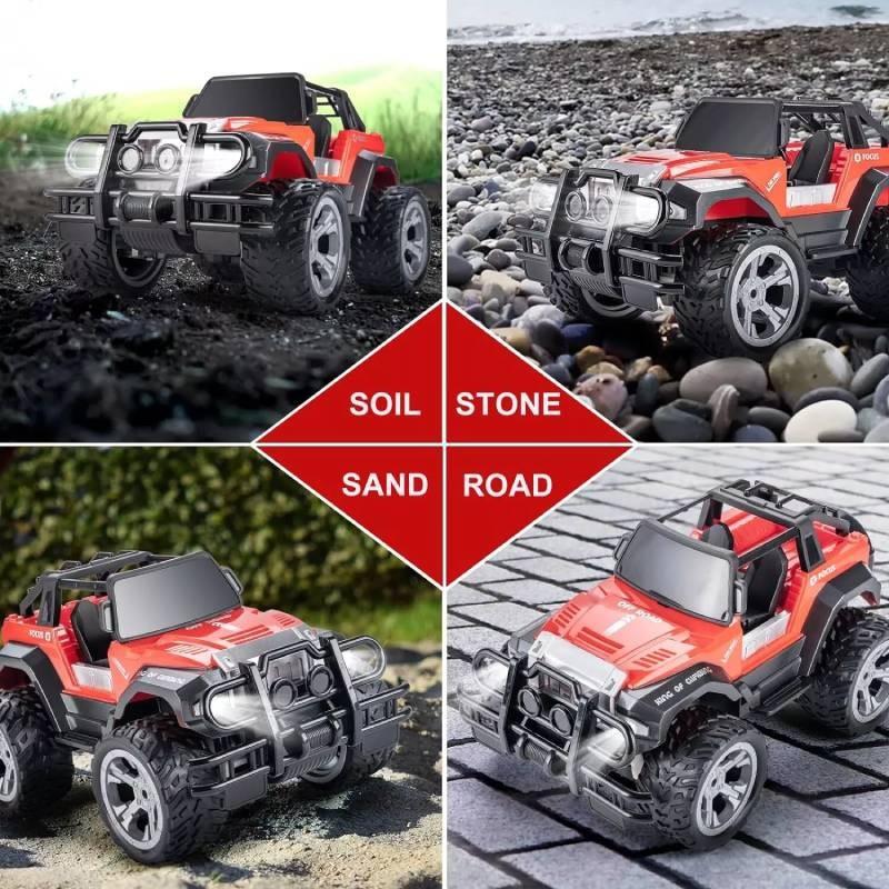 Remote Control Monster Tru Cars Four Wheel Drive Lighting Off Road Vehicle