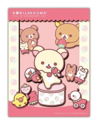 Paper Shadow Art Mini Rilakkuma SA-M17 Korilakkuma's Strawberry Day