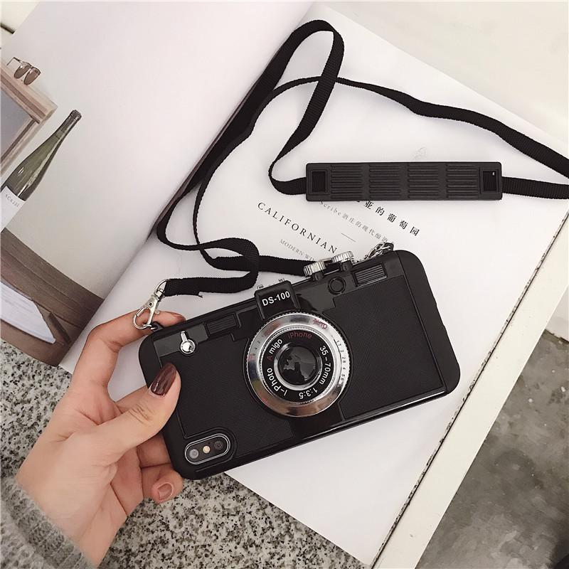 Retro Creative Camera Phone Case: Compatible with iPhone 14/13/12/11, PROMAX, XR - Drop-Proof Protection