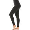 Decathlon BL 500 Solid Colour Elastic Waist Warm Sports Trousers Women's Black