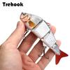 3pcs/Box 4-Segments Swimbait Sinking Wobblers Set of Lures 12cm 16g Lifelike Crankbaits Fishing Lure Artificial Bait Kit