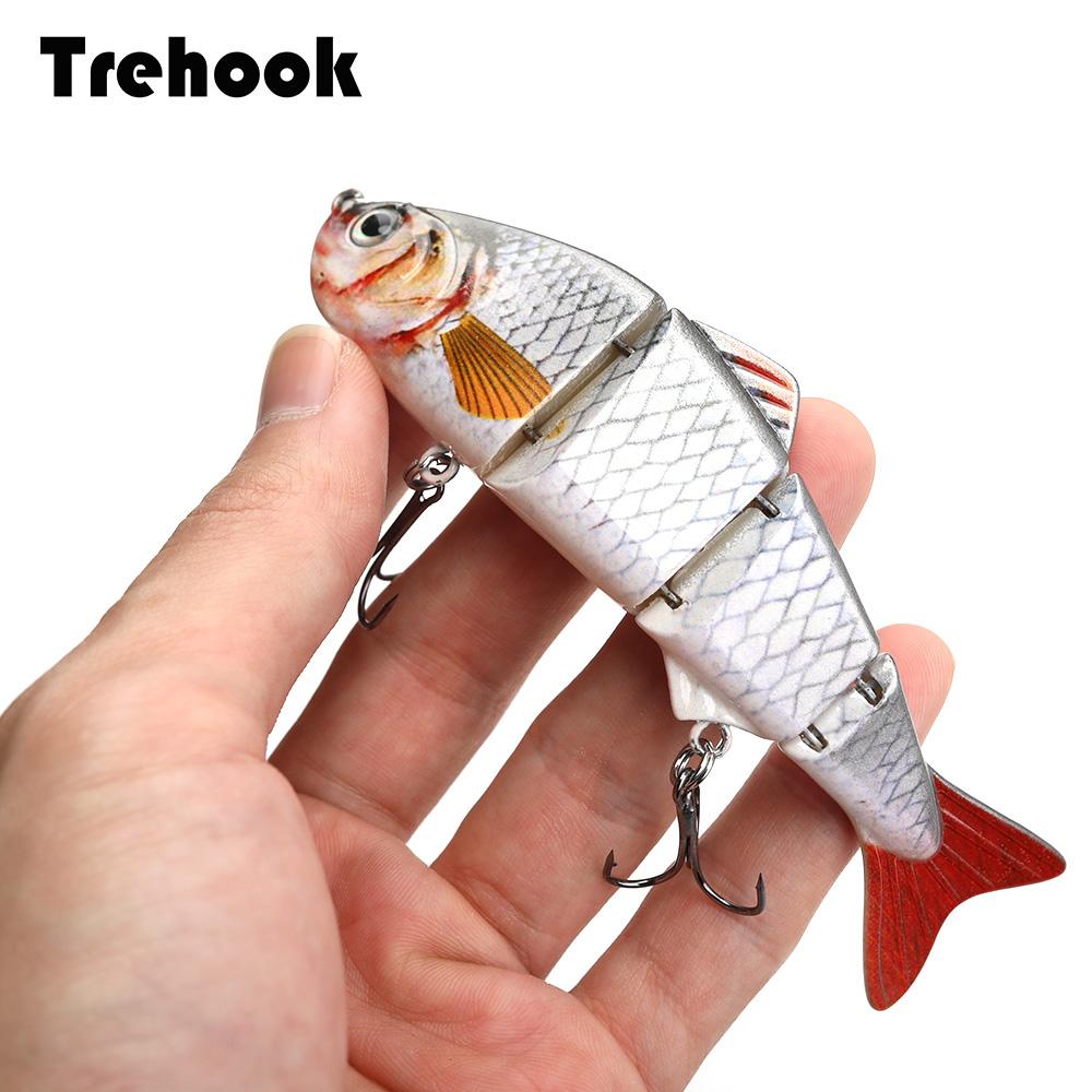 3pcs/Box 4-Segments Swimbait Sinking Wobblers Set of Lures 12cm 16g Lifelike Crankbaits Fishing Lure Artificial Bait Kit