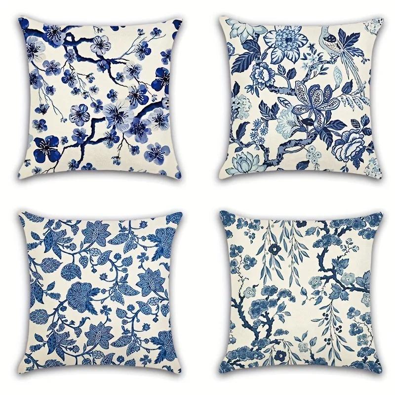 Green Vine Decorative Pillowcase, Ultra-soft Polyester Material Living Room Sofa Backrest Car Pillowcase Home Decoration