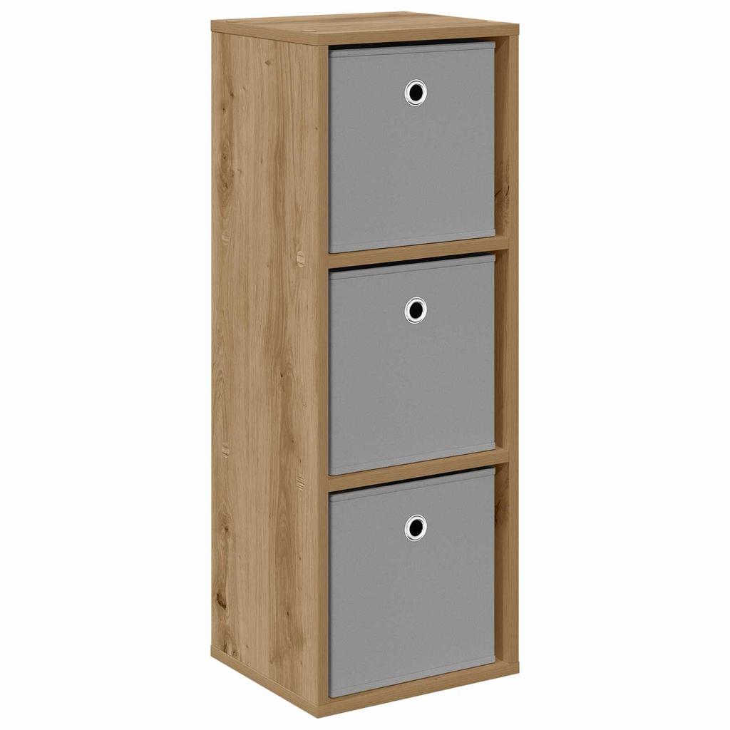 Sideboard with Drawers Artisan Oak Finish 30.5 x 27 x 84.5 cm
