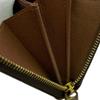 LOUIS VUITTON M42616 Zip Around Monogram leather Zippy wallet Purse Brown leather Used