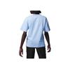 Jordan MJ Flight Essentials Solid Logo Crew Neck Short Sleeve T-Shirt Kids Tops Light-Aqua-Blue FQ0783-425