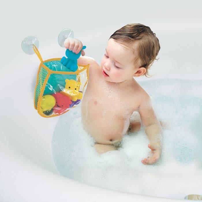 Ludi Bath Toy - 4 Animal Sprinklers + Storage Net - Pvc - from 10 Months