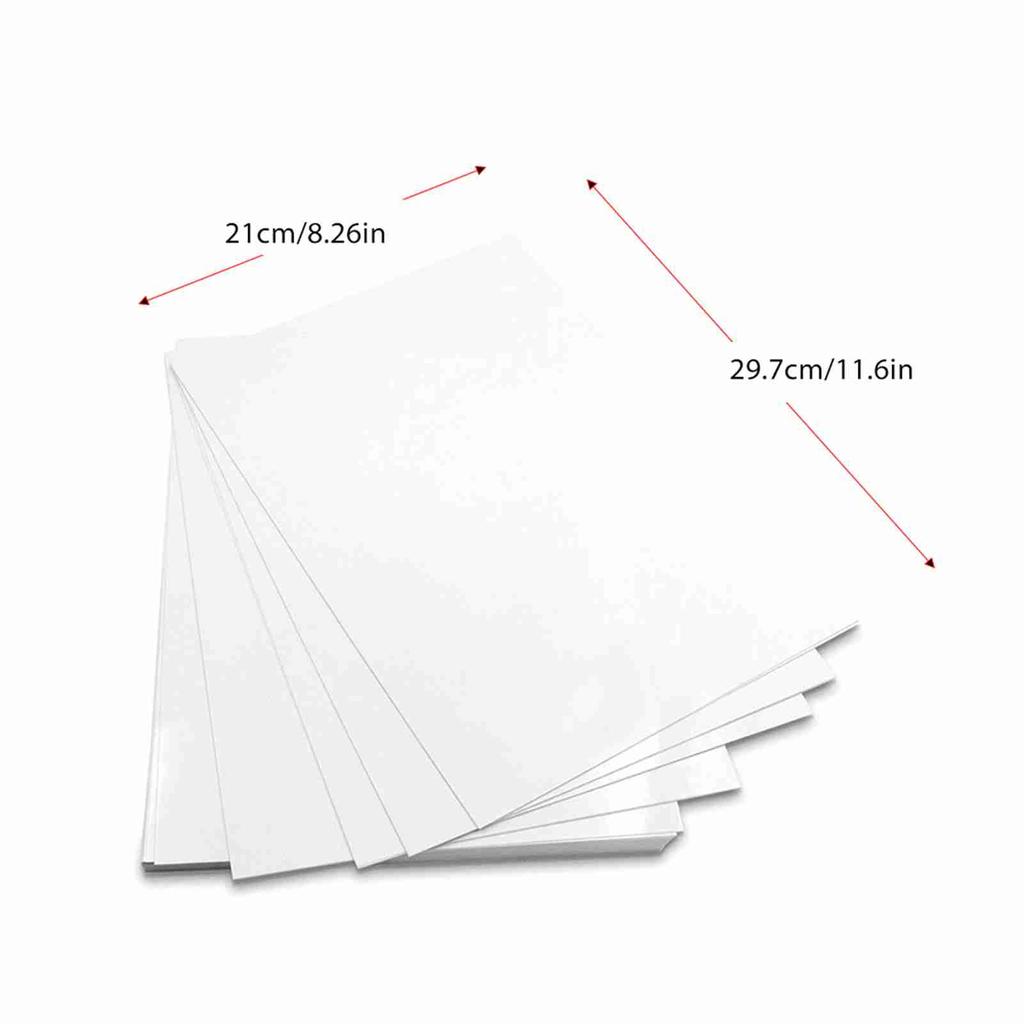 Professional A4 Size 20 Sheets Glossy Photo Paper 8.3 * 11.7 Inch 200gsm Waterproof Resistant High Gloss Finish Surface