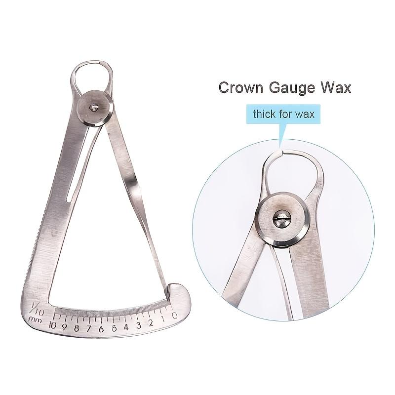 

Прецизионный стальной треугольный измерительный инструмент 2-в-1, точность 0,01 мм, без подзарядки, для измерения золота и воска, металлический штангенциркуль