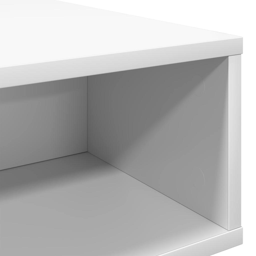 White Coffee Table 105 x 50 x 32.5 cm Engineered Wood