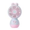 Portable Cute Macaron Color Rabbit Fan - Ideal for Students & Summer Festivals