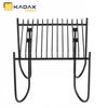 KADAX Gartenbank Parkbank Metall 50cm