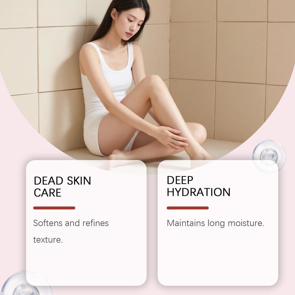 OceAura Cherry Strawberry Body Scrub Gentle Cleansing Skin Nourishing Moisturizing Exfoliating Scrub