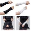 Delicate Girls Arm Sleeves White/Black Removable Anti UV Arm Cover Banquet Accessories Marriage Party Photography Tools