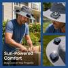UV Protection Summer Fan Visor Cap Breathable Fishing Bucket Hat Solar Fan Hat  Hiking